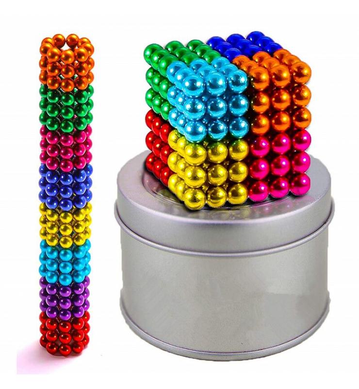 MAGNETIC TOYS EDUCATIONAL CUBE MAGNETIC BALLS 216Pcs 5*5*5mm